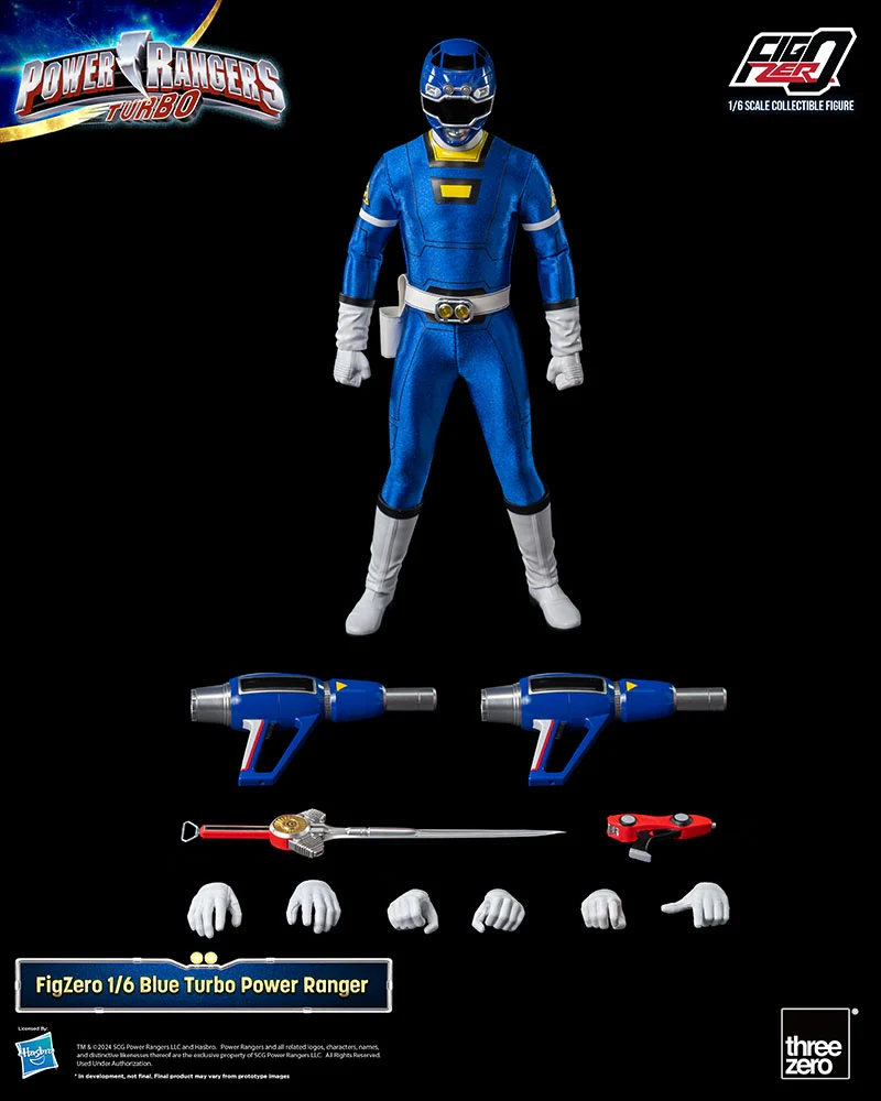 POWER RANGERS TURBO - FIGZERO 1/6 BLUE TURBO POWER RANGERS - Image 2