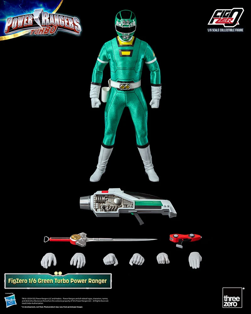 POWER RANGERS TURBO - FIGZERO 1/6 GREEN TURBO POWER RANGERS - Image 2