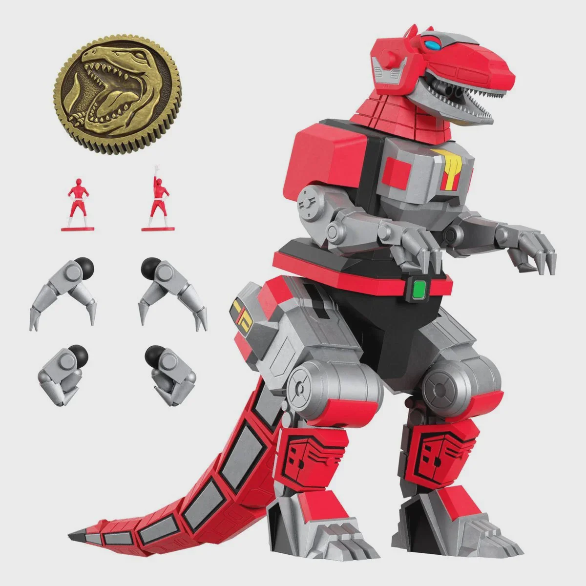 Power Rangers Ultimates Tyrannosaurus Dinozord 7-Inch Action Figure - Image 2