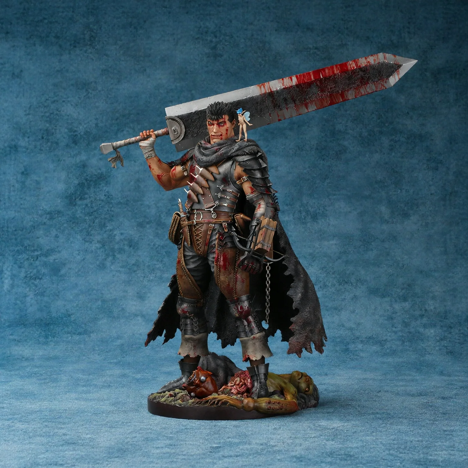 PREVENTA BERSERK/ GUTS LOST CHILDREN ARC THE BLACK SWORDSMAN 1/6 SCALE STATUE REDECORATION VER