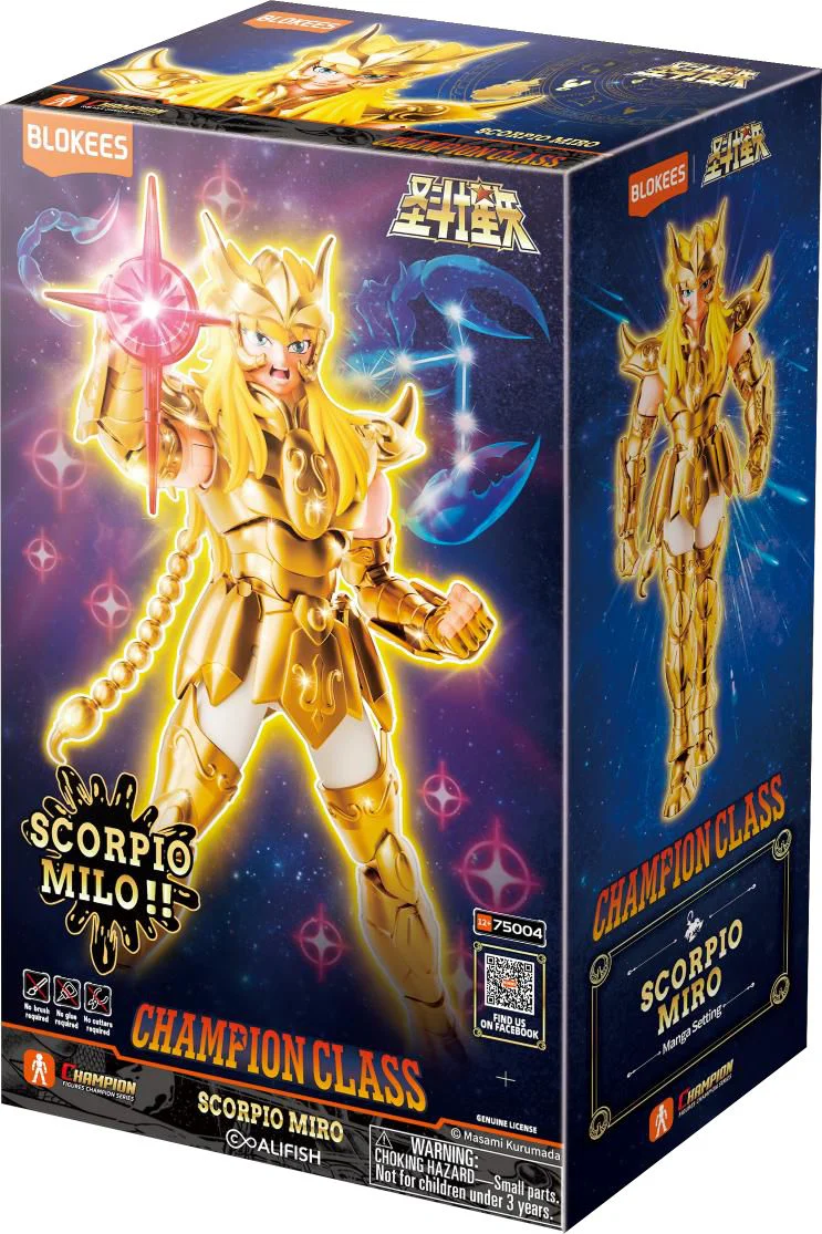 BLOKEES SAINT SEIYA CHAMPION CLASS SCORPIO MILO - Image 2