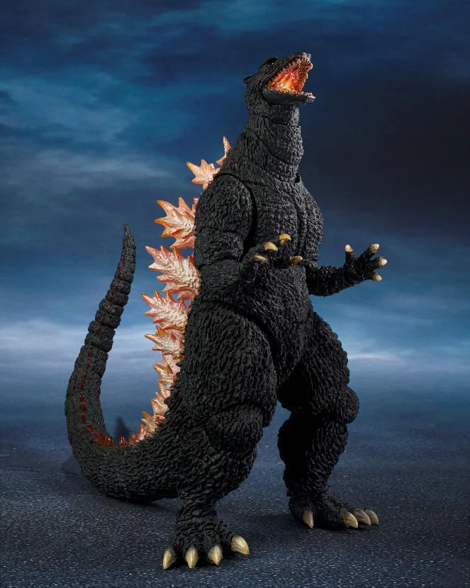 PREVENTA S.H.MONSTERARTS GODZILLA [2004] HEAT RAY VER. VS NEW GOTENGO