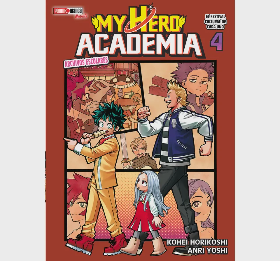 MY HERO ACADEMIA SCHOOL BRIEFS NOVELA N.4