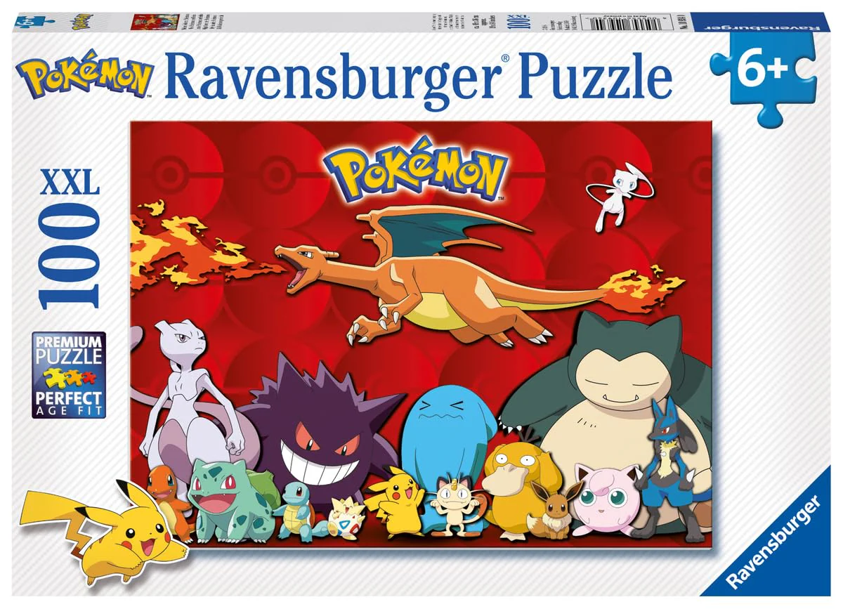 ROMPECABAZAS POKÉMON XXL 100 PZ