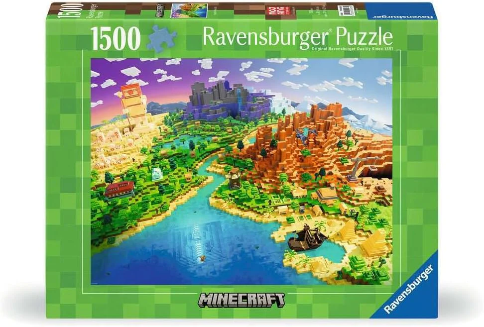 ROMPECABAZAS WORLD OF MINECRAFT 1500PZ