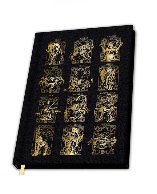 SAINT SEIYA A5 LIBRETA GOLD ARMORS