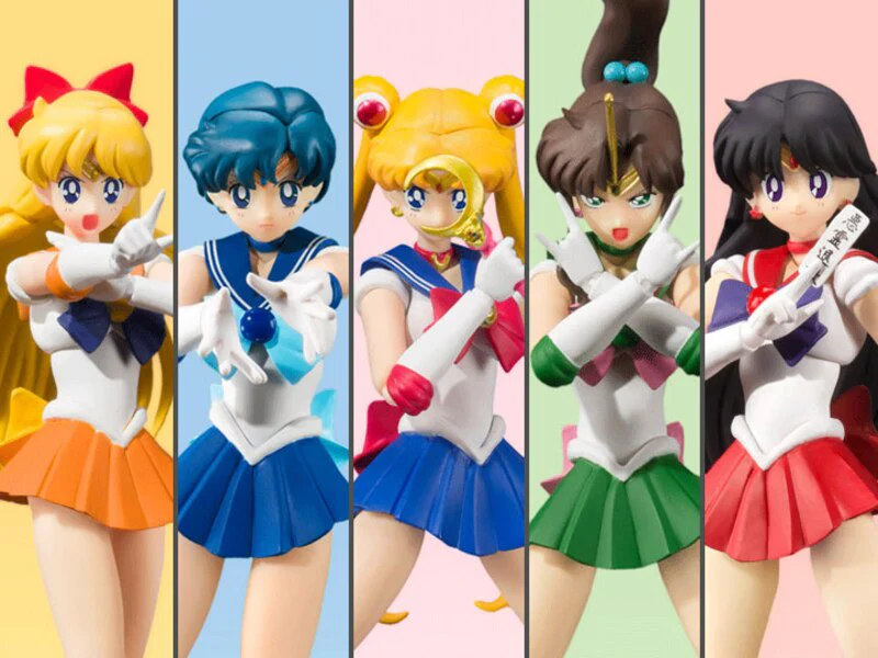 Set 5 Sailor Scouts - Anime Color Edition-