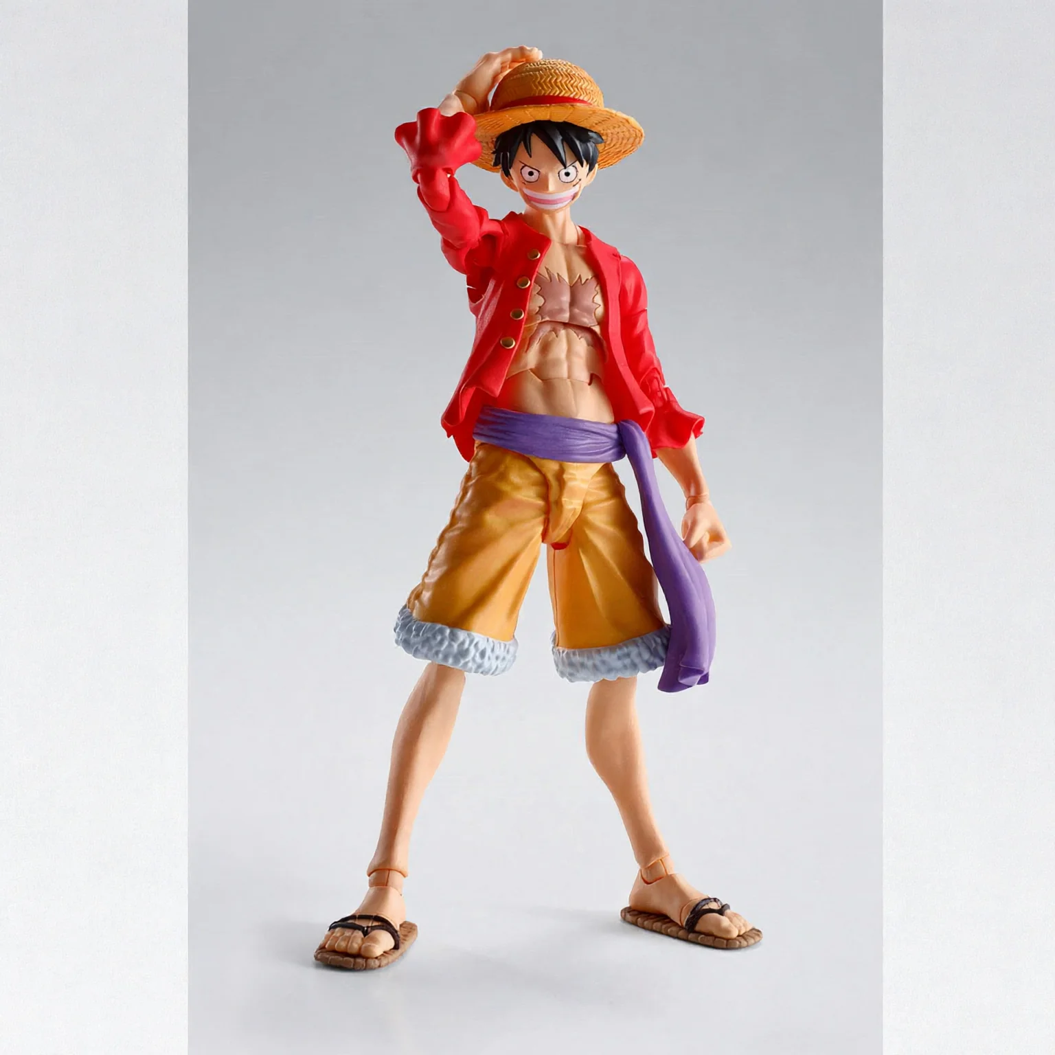 SH FIGUARTS MONKEY D LUFFY THE RAID ON ONIGASHIMA BLUE FIN
