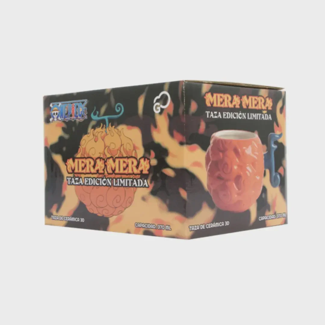 TAZA ONE PIECE-MERA MERA NO MI