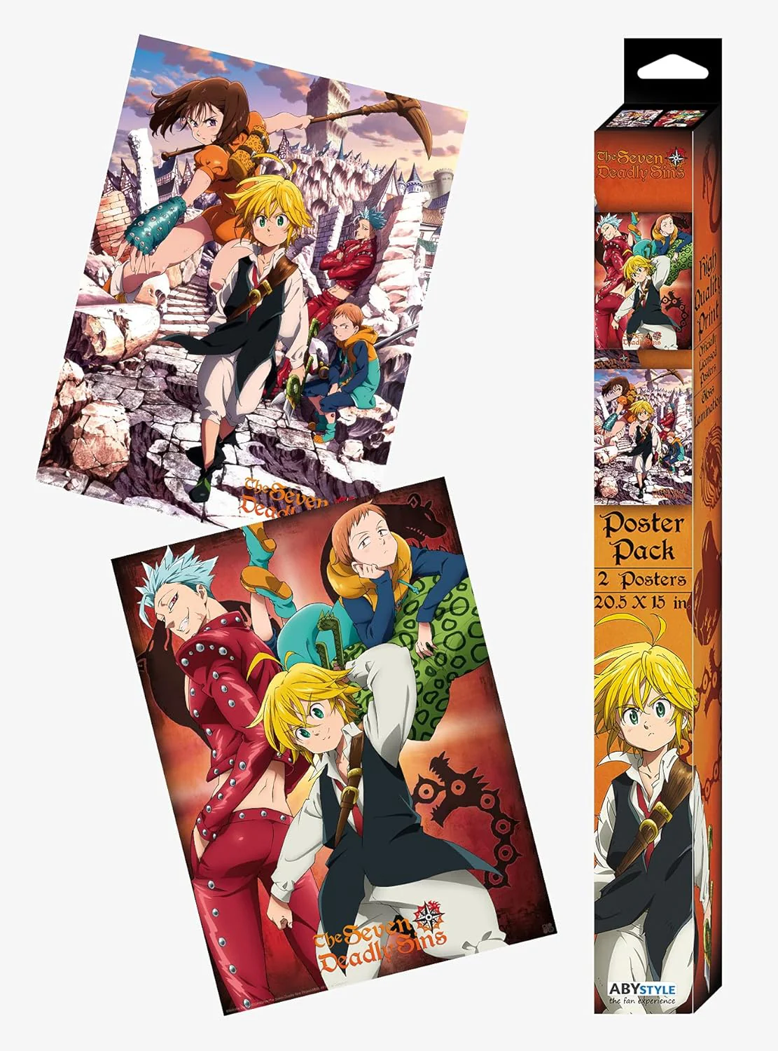 THE SEVEN DEADLY SINS POSTER EN CAJA SET