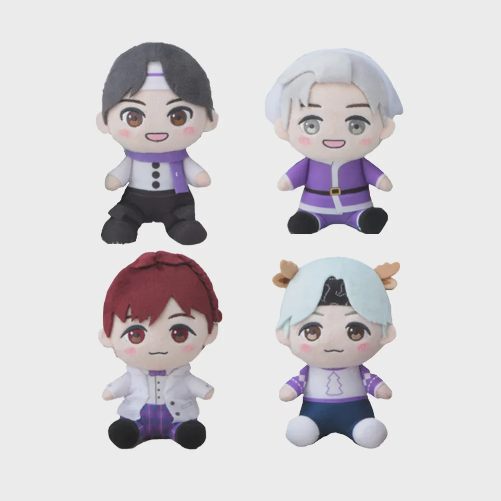 TinyTAN "Purple Holidays" MP Mascot "RM & Jin & SUGA & j-hope"