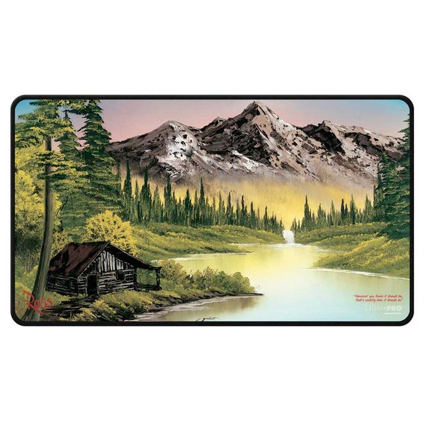 ULTRA PRO BOB ROSS MOUNTAIN RETREAT BLACK STITCHED PLAY