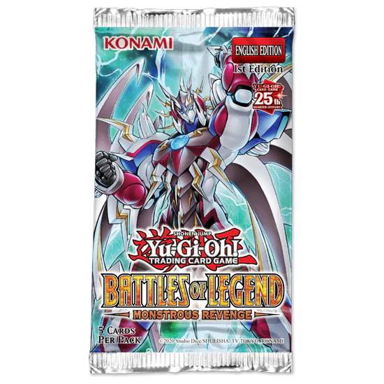 YU GI OH TCG BATTLES OF LEGEND: MONSTROUS REVENGE BOOSTER