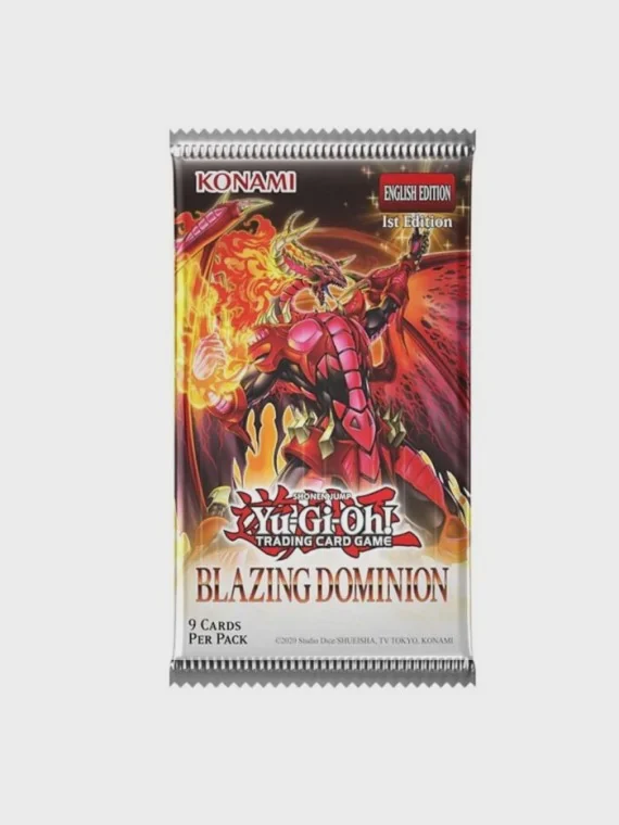 YU GI OH TCG BLAZING DOMINION BOOSTER INGLES