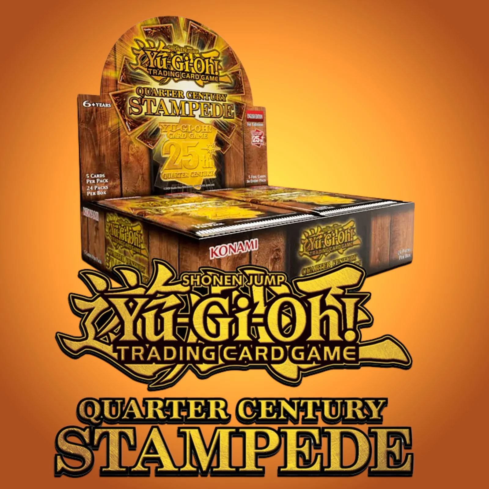 YU GI OH TCG QUARTER CENTURY STAMPEDE