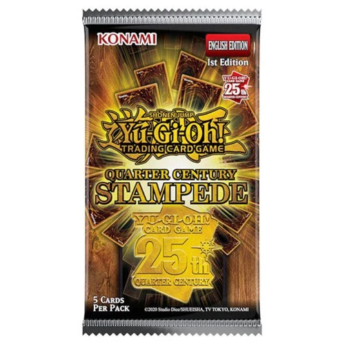 YU GI OH TCG QUARTER CENTURY STAMPEDE BOOSTER INGLES